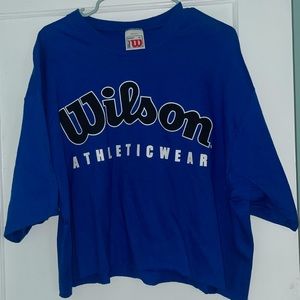 Wilson Athletic Wear Cropped Tee